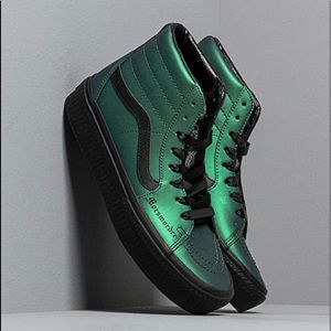 vans platform white snakeskin